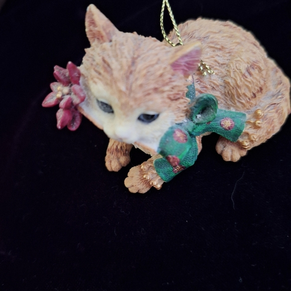 Vintage Cat ornament Sandra Brue - Picture 8 of 10
